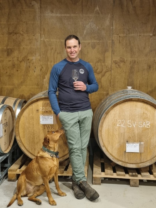 JF in his happy place =  blending Chardonnay.
The first wine he ever made was a Chardonnay in his parent's garage when he was 16 and not even legally allowed to drink.
Great to have some breathing space today and spend some time looking through our V22 parcels
