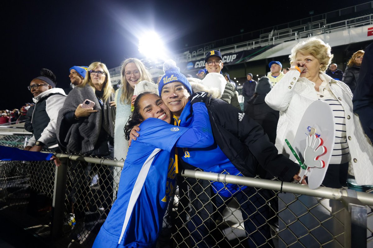 UCLAWSoccer's tweet photo. Celebrating a sixth trip to the #NCAASoccer championship game! 

#GoBruins | #WCollegeCup https://t.co/ZDb6hx0tFP