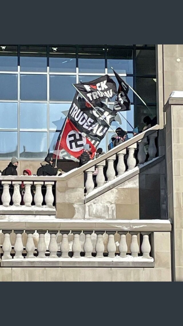GeoffyPJohnston's tweet photo. We are living the 21st century version of the 1930s. Except we are Germany. #Antisemitism #ElonMusk #WhiteNationalism #Nazis #TwitterNazis #FreedomConvoyNazis https://t.co/Ht0DFo9kpE