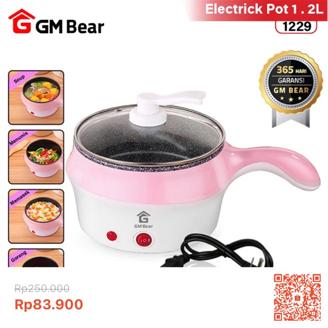 ypdewi92's tweet photo. Temukan GM Bear Panci Listrik Serbaguna 1.2L P0259 - Electric Cooking Pot dengan potongan 66%! Hanya Rp83.900. Dapatkan segera di Shopee! https://t.co/0CpRlj9PFj #ShopeeID https://t.co/vIPIxw2T25