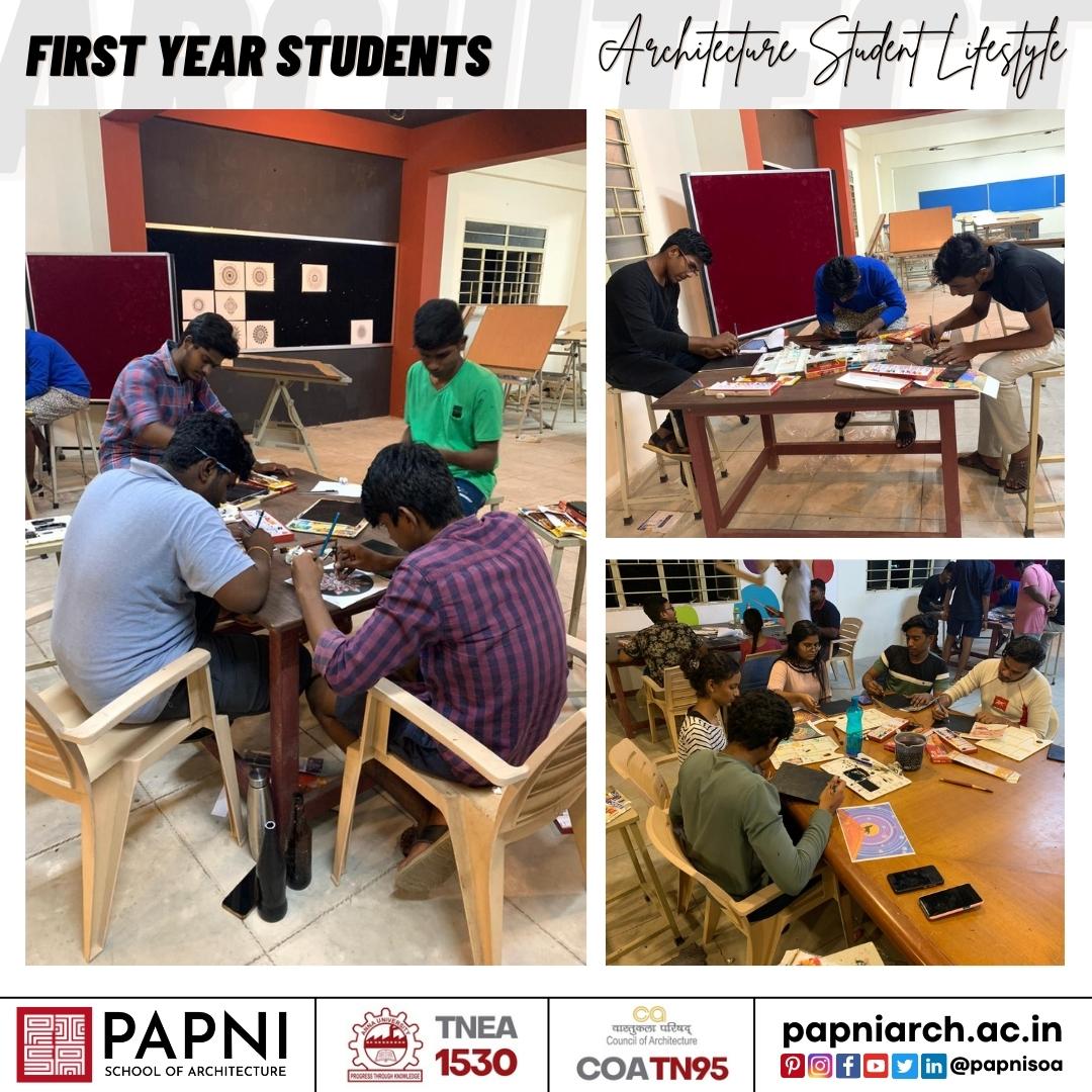 papnisoa's tweet photo. At Papni School of Architecture, first year students got a unique glimpse into the architecture student lifestyle when they took a break from their morning classes and instead worked all through the night!
#architecture #architect #students #collegeli https://t.co/tYbwyiTYj3 https://t.co/UAwE8KI2qb