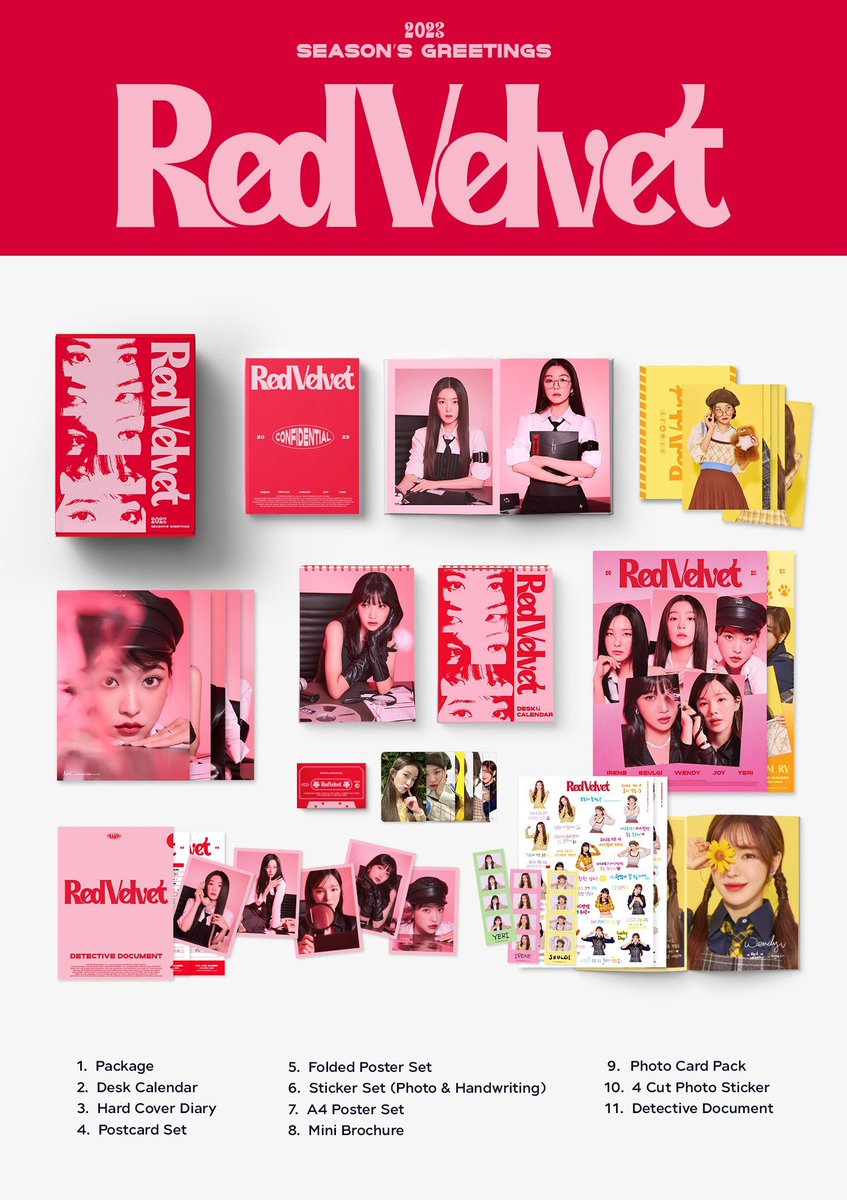 218leekyeom's tweet photo. wtb/lfs ph

Red Velvet Season's Greetings tingi

Member Set (Postcard, A4 Poster, Clear &amp; Photo Card, 4 Cut Photo, Detective Document Member Items) + KTOWN4U POB

✅ Irene Set - 280php
✅ Yeri Set - 280php

+ https://t.co/9vcJpl0VQH