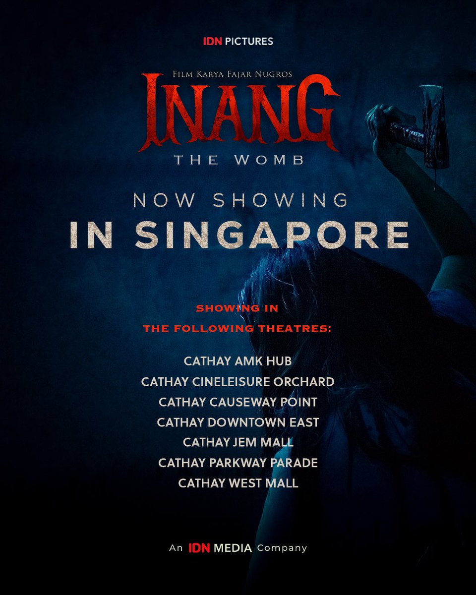 filminang's tweet photo. HARI INI Film Inang tayang di Singapore 😍🇸🇬

Teman-teman Singapore sudah siap nemenin Wulan lahiran? Bersiap ya!

#Inang https://t.co/AiEdVF8hJ4