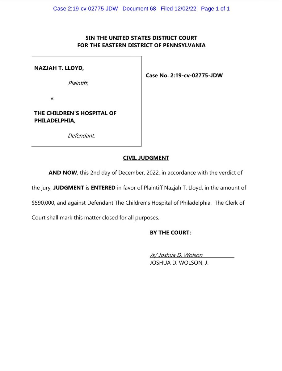 abarker32's tweet photo. First Federal Jury Trial ✅ https://t.co/htKxHaCfTJ