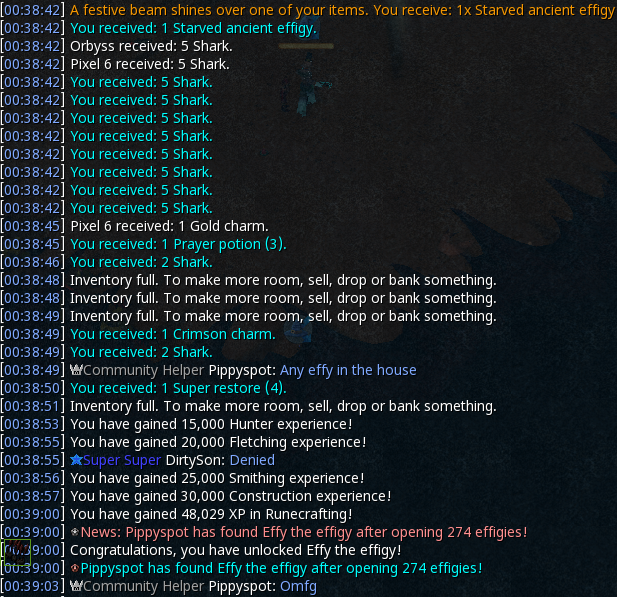 Ask and you shall receive.. we won't talk about how many effigies that took though <a href="/RuneScape/">RuneScape</a>