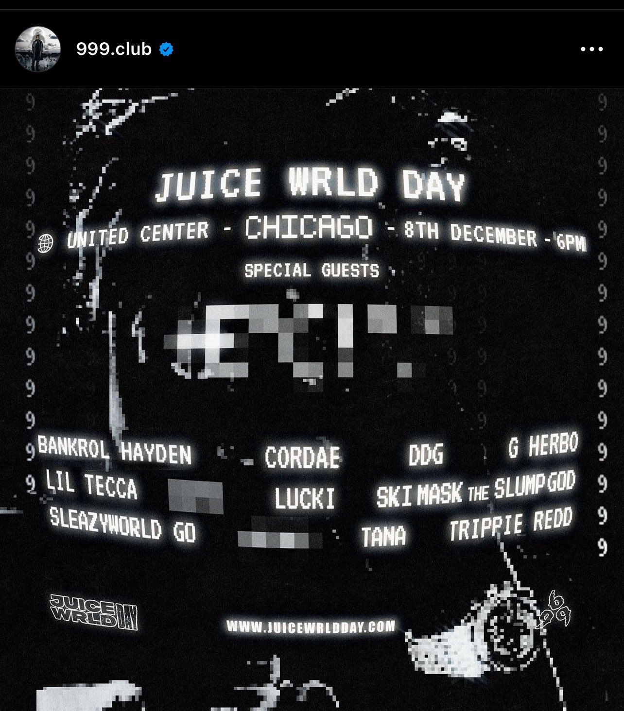 ؜ on Twitter "Juice WRLD day line up leaked https//t.co/68IbNUz5pX