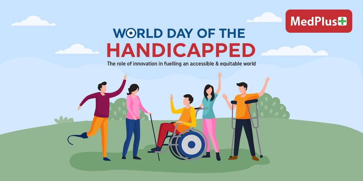 MedPlusIndia's tweet photo. World Day of the Handicapped

#handicapped #handicap #handicappedday #medplus https://t.co/J2ocVcKKbu