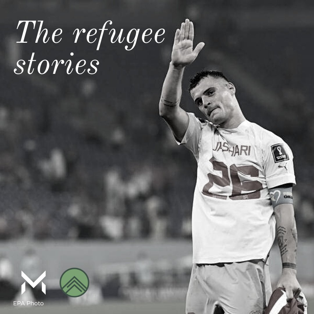 papantengah's tweet photo. Ramai potongan gambar hari ini yang memperlihatkan tindak tanduk Granit Xhaka ketika berhadapan dengan Serbia. Bukan hanya panji Swiss yang ia bela di Pentas Dunia, namun juga Kosovo yang membuat perseteruan itu memiliki makna mendalam. 🧵 #FIFAWorldCup https://t.co/ugCYCdxv7O