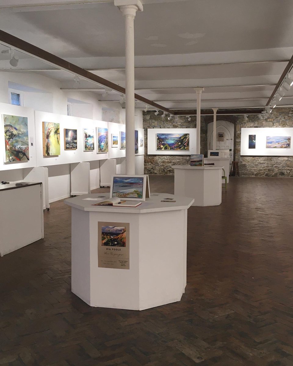 DrRiaPoole's tweet photo. Photos from my solo show at The Crypt Gallery #stives Many thanks to all who came! #stivesartist #stivesgallery #contemporarypainting https://t.co/qMvQnmLtZB