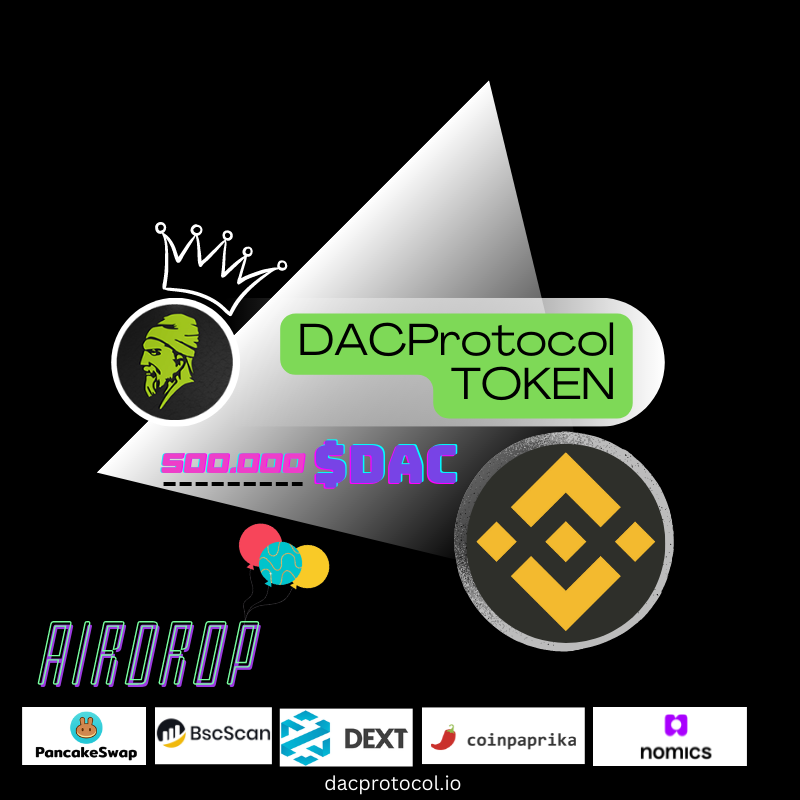 DACProtocol's tweet photo. ✨ #Airdrops🎈

𝐏𝐚𝐫𝐭𝐢𝐜𝐢𝐩𝐚𝐭𝐞 𝐢𝐧 𝐨𝐮𝐫 𝐀𝐢𝐫𝐝𝐫𝐨𝐩 𝐚𝐧𝐝 𝐆𝐞𝐭 𝟓𝟎𝟎,𝟎𝟎𝟎 $𝐃𝐀𝐂

To win #Airdrop
1. Retweet this tweet
2. Retweet pinned tweet
3. Comment BEP20 wallet address

#BSC #BNB #ETH #BTC #USDTether #Metaverse #AirdropAlert #Airdrop #Giveaway https://t.co/7ejyTUcmLB