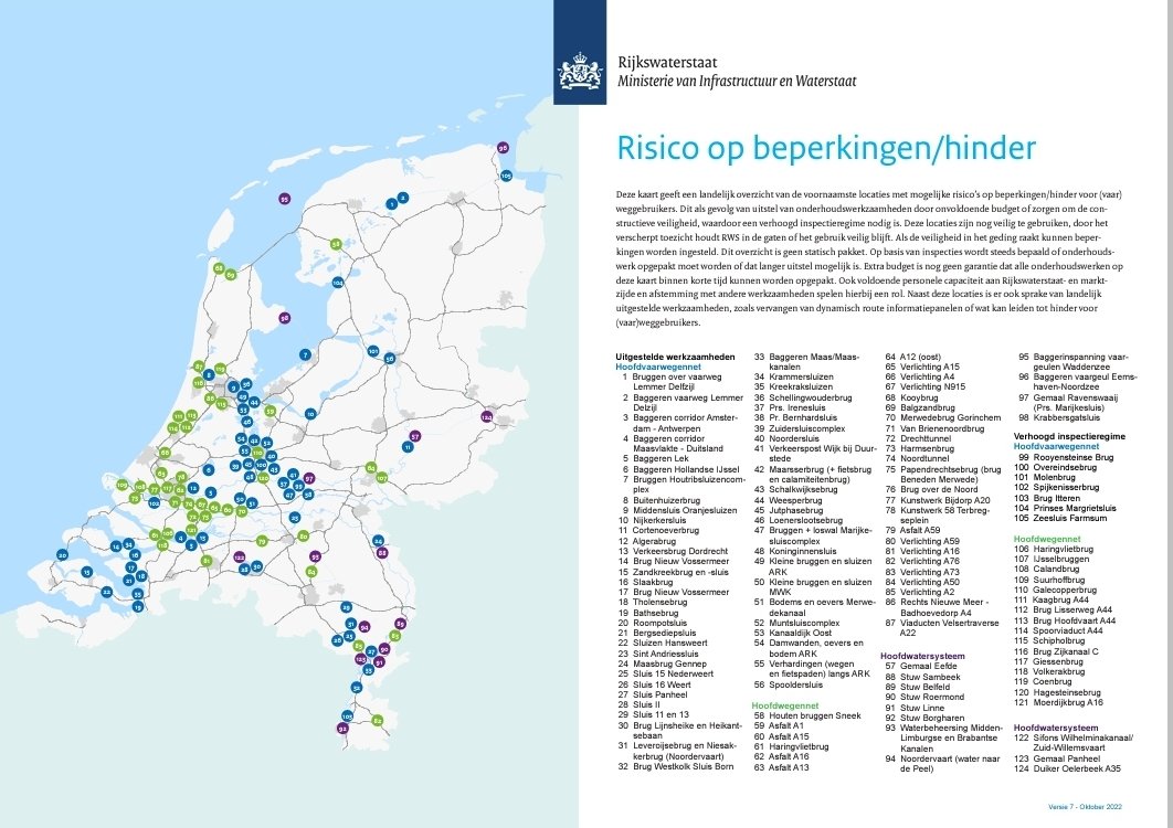 EricRuijsscher's tweet photo. Blijft toch apart voor een land als het onze om jaar op jaar de Infra achteruit te zien hollen. We hebben het hier juist zo nodig om de leefbaarheid en bereikbaarheid op peil te houden. Dat was de kracht van ons land! Budgetbeperking mag dan toch geen reden zijn? https://t.co/FqYeJiMZbp