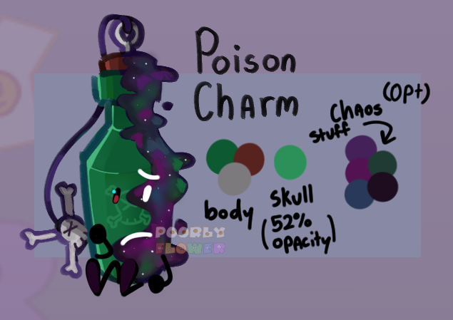 poorlyflower's tweet photo. human design for my oc poison charm gas this #poorlyflower #objectshow #objectshowoc #osc https://t.co/OgufSm2WcQ