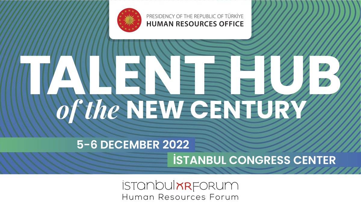 #İstanbulHRForum, 5-6 Aralık’ta İstanbul Kongre Merkezi’nde 20’den fazla ülkeden 3 bin katılımcıyı uluslararası düzeyde tecrübe ve bilgi paylaşımı için #TalentHuboftheNewCentury teması ile buluşturacak. <a href="/tccbiko/">T.C. Cumhurbaşkanlığı İnsan Kaynakları Ofisi</a> @einsan_tccbiko