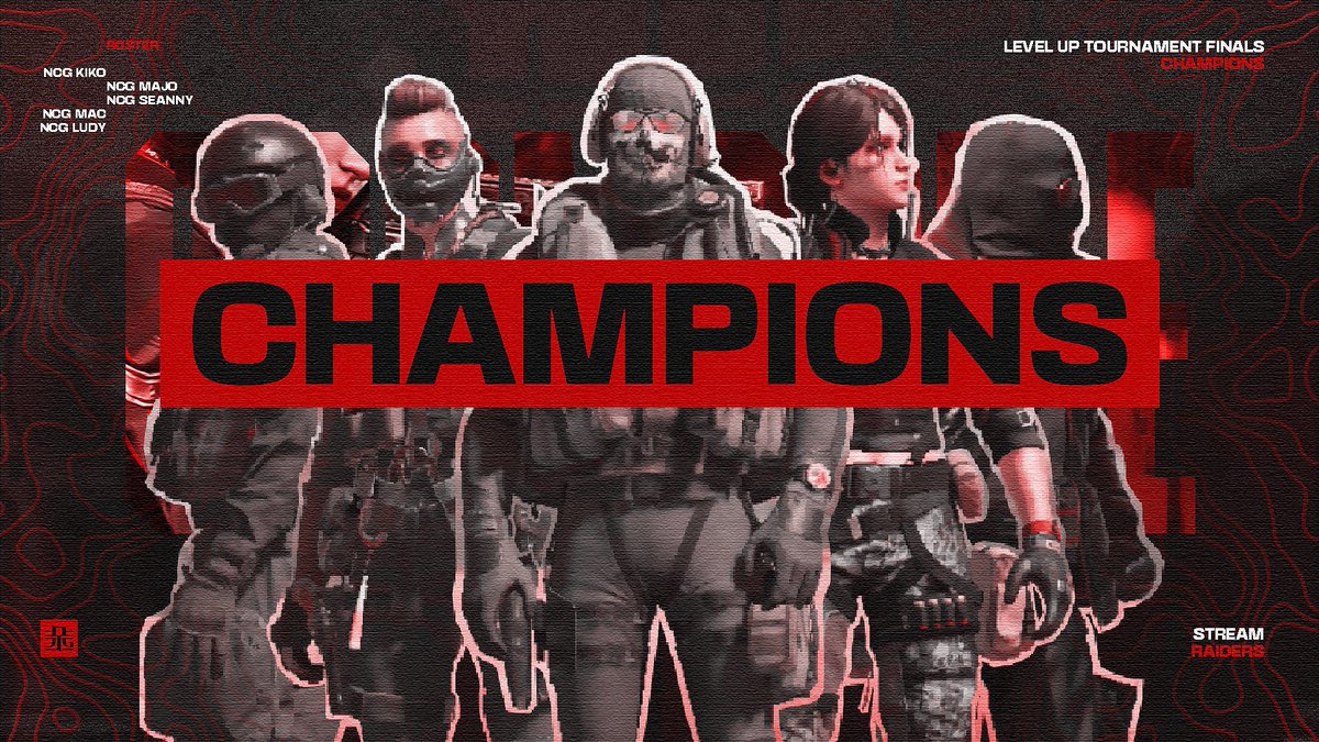 StreamRaiders_'s tweet photo. We are on winstreak! As our SR Nacague Call of Duty Mobile - MP takes home the crown in Level Up Champions!
From great teamwork comes great success indeed!
GFX by: Lei Asuncion
#Macveth #MonsterDrink #TrabahoAtOportunidad #DLink #BananaPeel #Columbia #Dingdong https://t.co/Td5VvF9Yp5