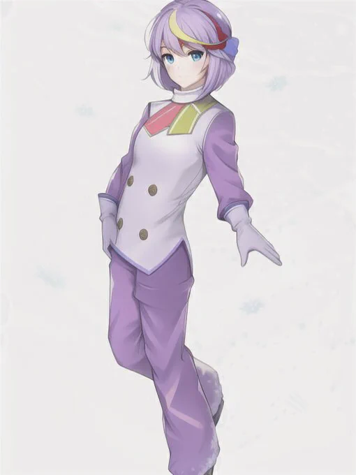 ひまだったんで自分で描いたキャラデザでやってたらかわいいのできた 