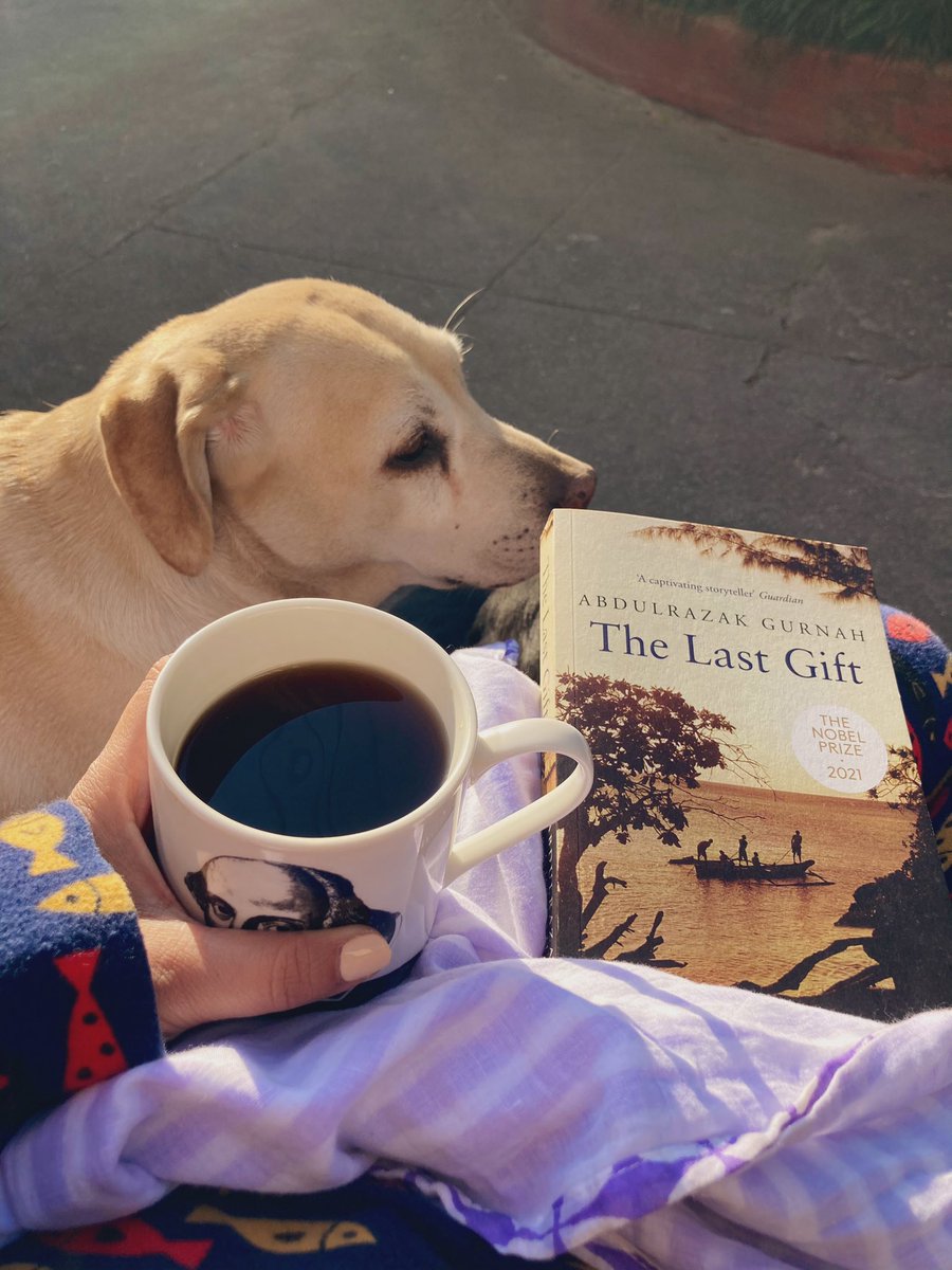 himabista's tweet photo. Both of us little under the weather, sunbathing and wondering about #life at #MyCoffeeChats ☕️ new read and almost at the end of #ReadingList2022 📚 #Saturday ❤️ https://t.co/my6mlyuM9y