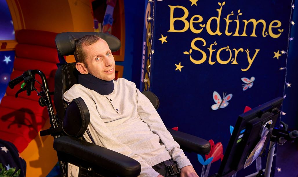 treloars's tweet photo. Rob Burrow will read CBeebies Bedtime Story on Saturday using his voice-output eye-gaze communication system. For children who use alternative communication and access methods, it’s just brilliant to see positive role models on TV. https://t.co/V3J6MwC8NA https://t.co/W60rkxbzoC