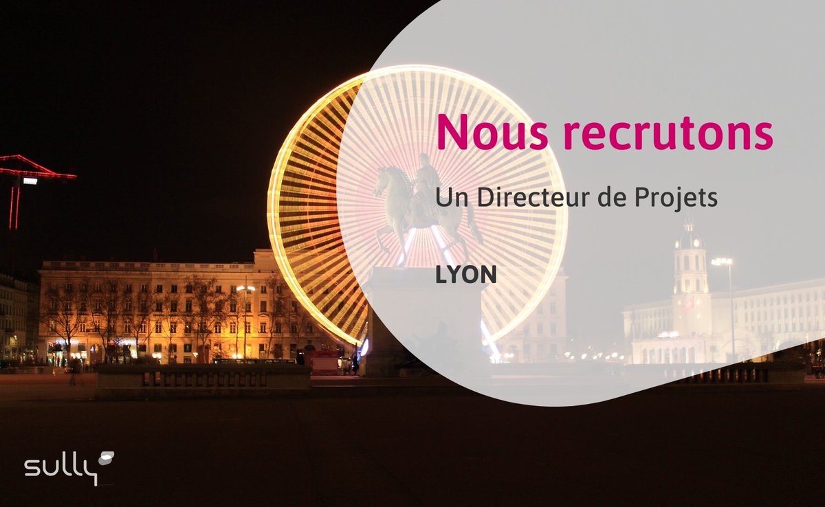 SullyGroup's tweet photo. 👋 #DirecteurdeProjets à #Lyon

◾ Piloter un ou plusieurs marchés réalisés pour nos clients 
▫️  Vous maîtrisez les process de maintenance, de réalisation #applicative, de qualité &amp; sécurité, la gestion de risque &amp; de #relationclient

💬 https://t.co/WPljqcDhf5 https://t.co/mrtNUMJXLq