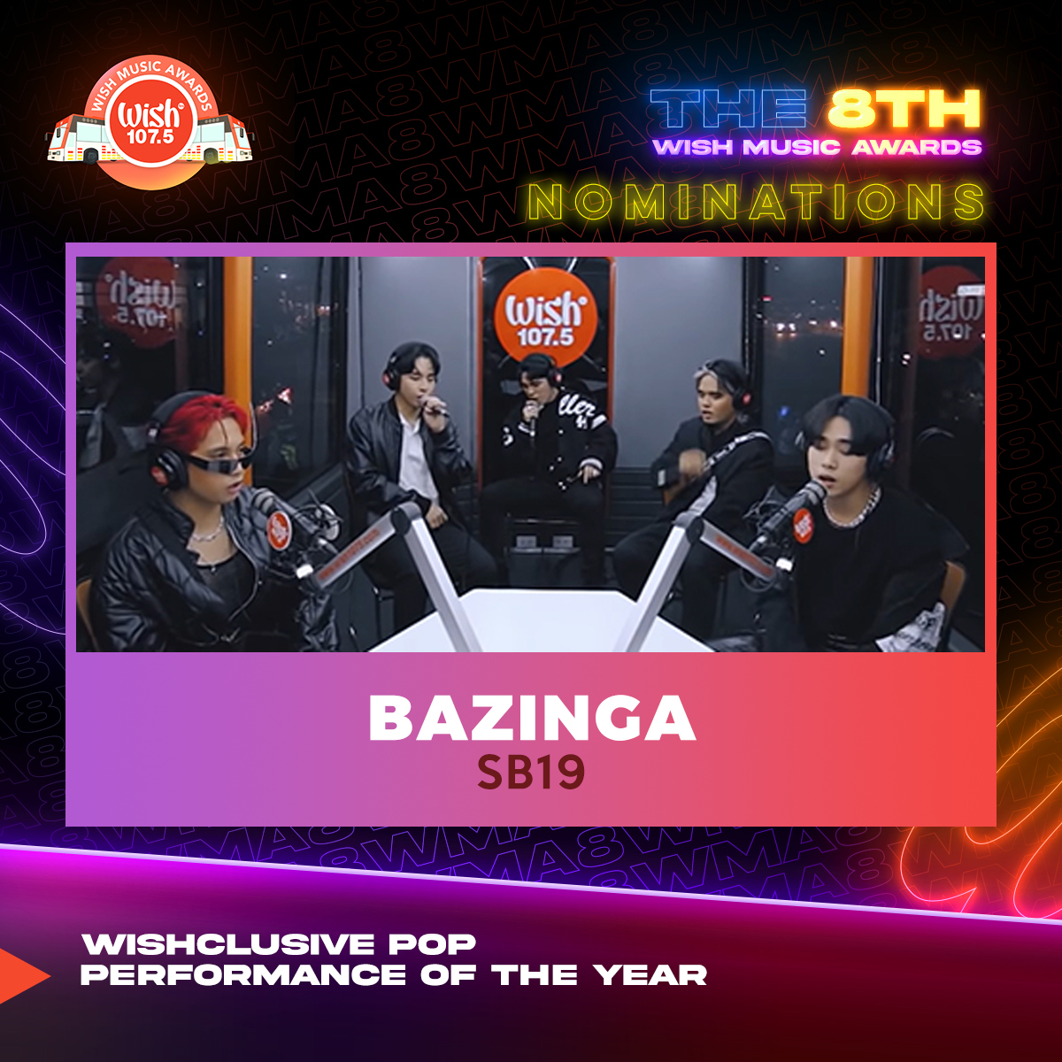 SB19Official's tweet photo. Thank you Wish Music Awards for the nomination, and most of all to our A'TIN for your continued support! 💙

#SB19 #WishMusicAwards2022 https://t.co/GgwpH68sXK