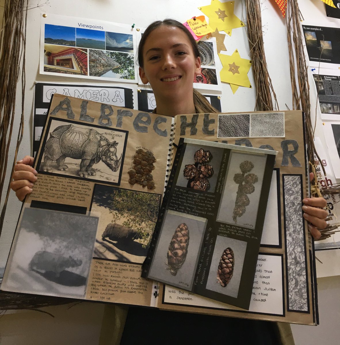 ArtSedbergh's tweet photo. Emily is Artist of the week. Well done! @Carus_Sedbergh @SedberghDigital https://t.co/SL790HiKW3