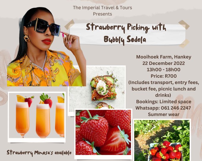 Busy &hellip;Blessed and Booked era   Strawberry  picking 🍓🍓🍓 with Bubbly #ThisBodyWorksForMe https://t.co/<a href="/tag/thisbodyworksforme"class="tags"><span>#thisbodyworksforme</span></a>