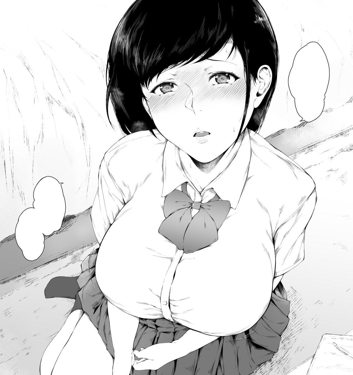 冬コミメインヒロイン。
頑張ってアピってるシーン。 