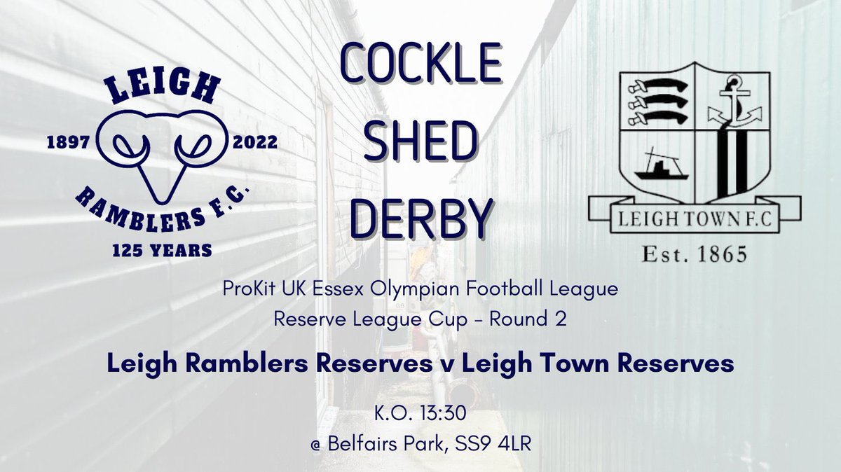 LeighTownFC_'s tweet image. It’s the big one today the cockle shed derby vs @LeighRams in the @eofl reserve cup ⚫️⚪️ @essexfootie @ped1980 #UPTHETOWN #ONLYONELEIGHINESSEX