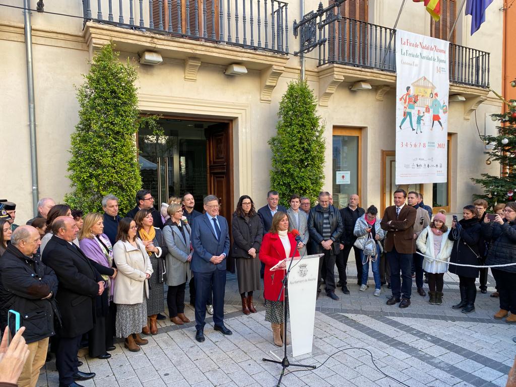 GVAturisme's tweet photo. Hui el president de la @generalitat, Ximo Puig, en la XIII edició de la Fira de Nadal de Xixona, ha anunciat un conveni per al seu impuls turístic l'any que ve https://t.co/pp6B6E48x9