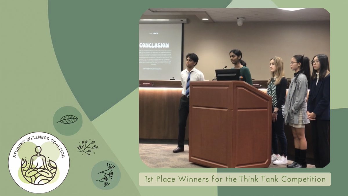 hhs_swc's tweet photo. We were announced as the First Place Winners for the Think Tank Grant Competition offered by the Student Health Advisory Council(SHAC), the SEL, and the Comprehensive Health Department! #BeTheStorm #CaneNation https://t.co/G4G1AW5XJb