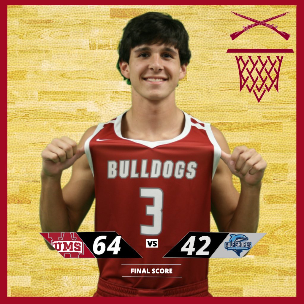 PlayWith_Honor's tweet photo. Bulldogs wrap up a 3-0 week with a win at Gulf Shores.  
@BridgesSimmons_ had 22 points and @arthur_ch14 had 16 points 
More stats and highlights tomorrow

JV improved to 3-1 winning 51-37
@djdials0 scored 14 &amp; James Hollon had 11 https://t.co/TMVDoIklnw