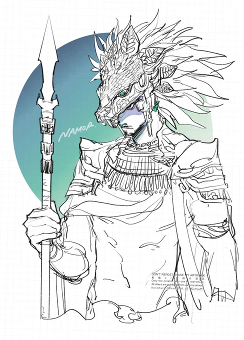 絵を載せてないからこっちにも
ネィモァよかったね〜の絵 