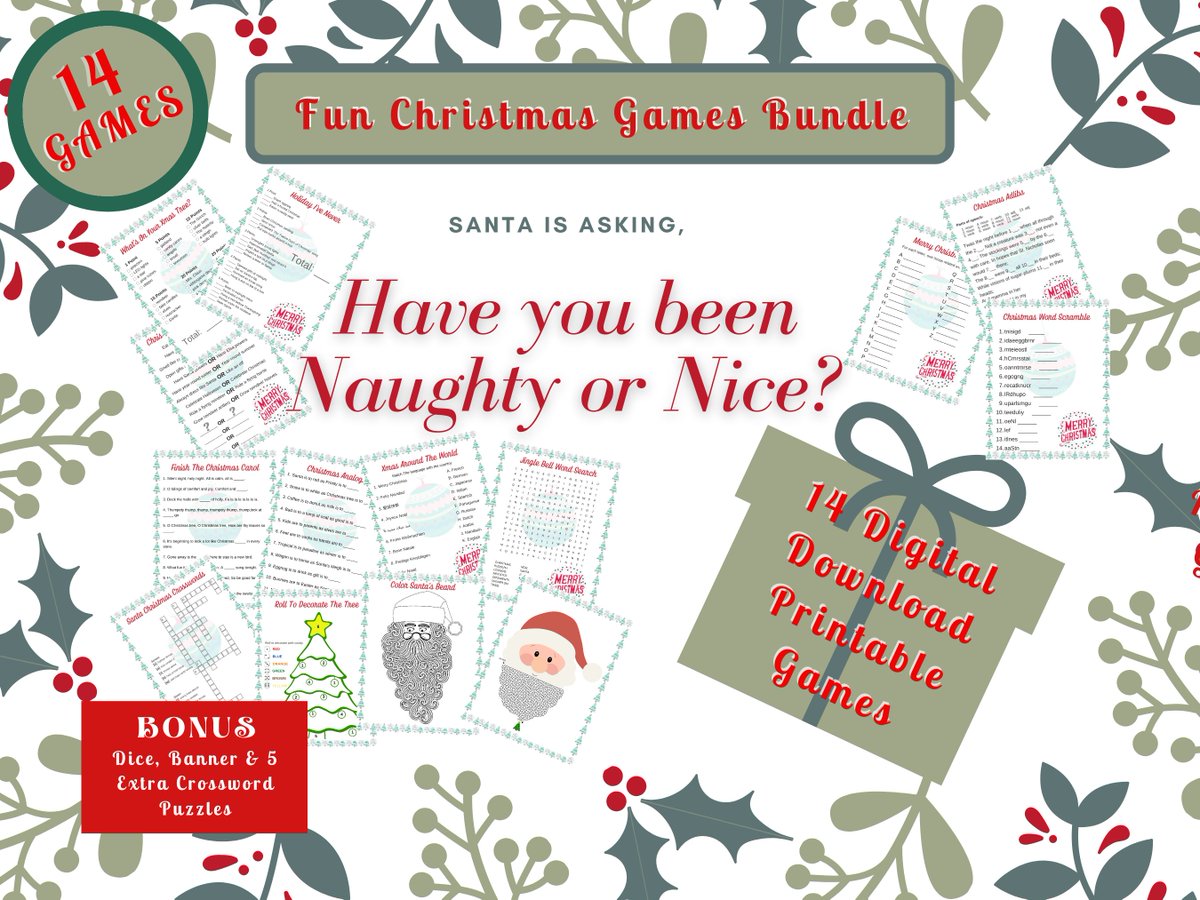 How2getit's tweet photo. Have fun at your Christmas Office Party with these fun party printable games on sale now for a limited time.  #ChristmasParty #Holidayfun #printables 
https://t.co/c4gomlckDe https://t.co/jvj6Zw8siv