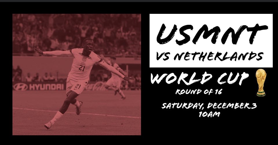 Meet us at <a href="/TheTrinityNHV/">The Trinity Bar</a> . Doors open at 9am!! #OnlyForward #itscalledsoccer