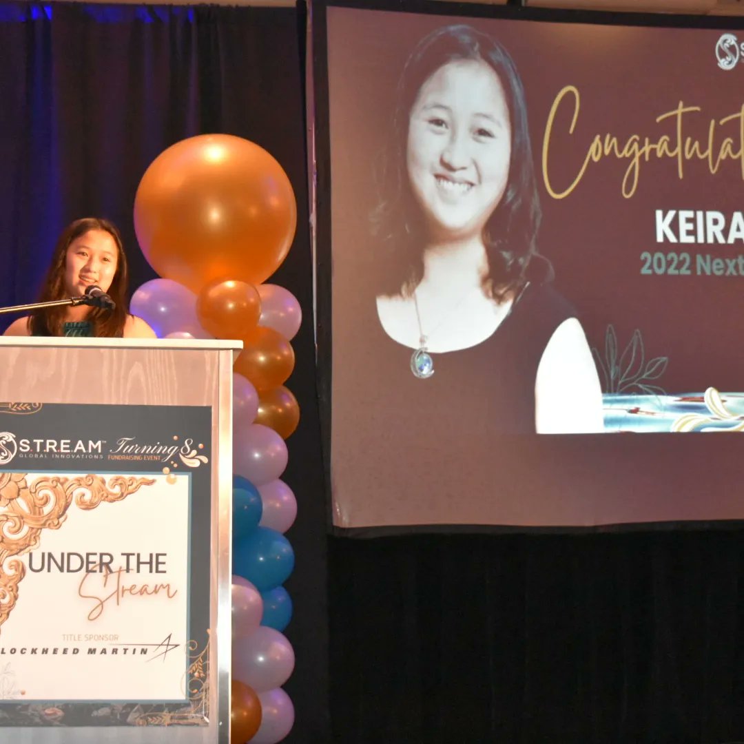 KeiraFLIGHTCREW's tweet photo. The best thing about getting an award is not the award itself. The best thing is meeting other awardees and listening to their stories. At #Streamturns8, I met a girl who helps communities get clean water, another girl who is the youngest designer at NY fashion week. https://t.co/NkpCmvML8Q