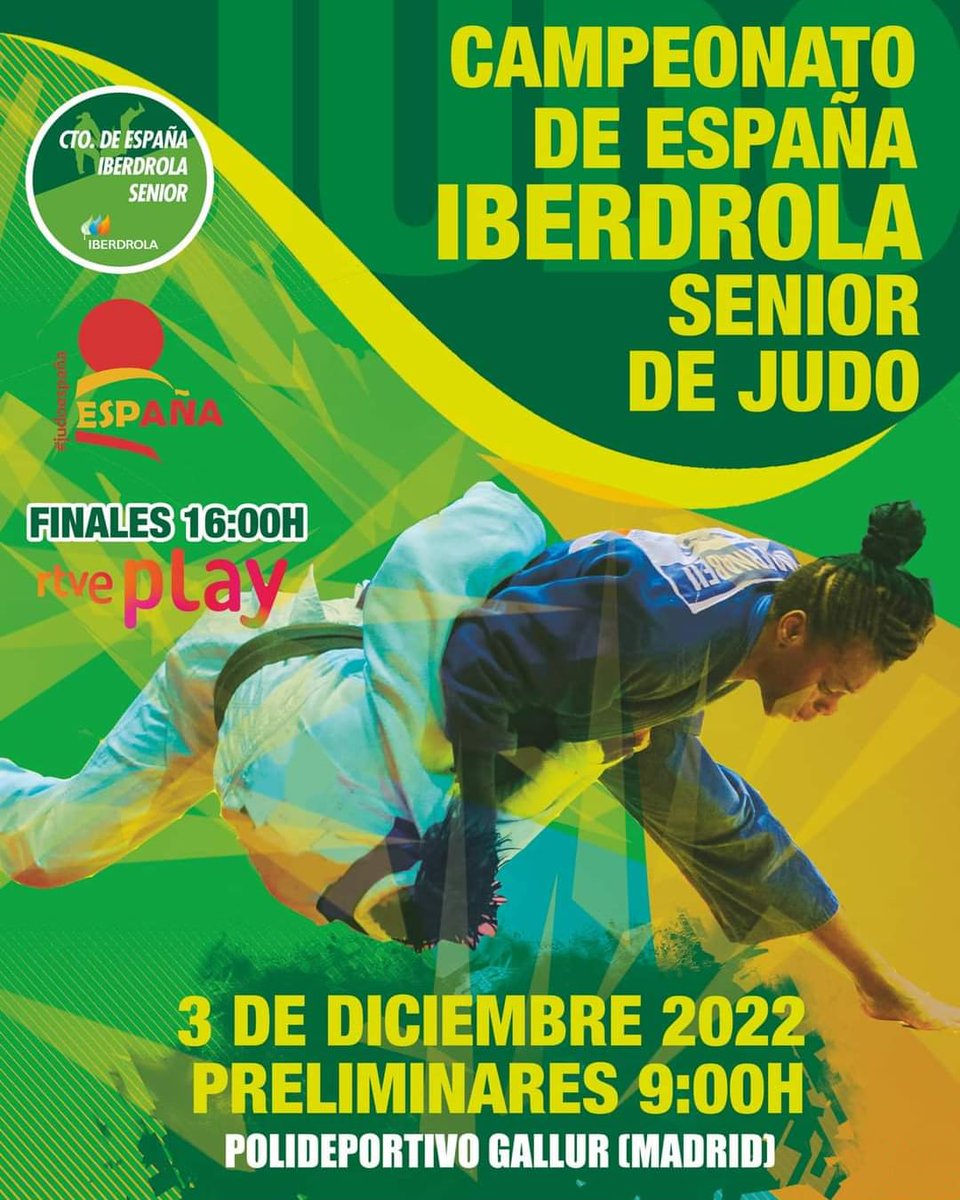 DeporteGetafe's tweet photo. Los getafenses Lucía Pastor, en -48 Kg., y Gonzalo Ruperto, en -81 Kg., participan hoy en el Campeonato de España de #Judo Senior que se celebra en el Polideportivo Gallur de #Madrid.
¡¡¡ MUCHA SUERTE !!! 🏆🇪🇦🥋💪💪💪
#Getafe #Deporte #DeporteenGetafe #GetafeVuela #FlyGetafe https://t.co/DQqernu1Hq