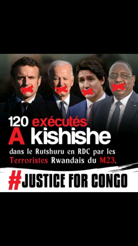 EbulebiJ's tweet photo. Nous devons chassés les ambassadeurs de pays qui soutiennent les rebelles du #M23. 
@EmmanuelMacron
@POTUS 
@Macky_Sall
@fatshi13
@Presidence_RDC
@VlaPoutine https://t.co/Nmse1yT5V9