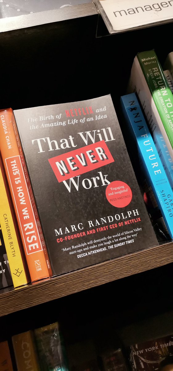 koishiterukaren's tweet photo. I was checking new books to read in Fully Booked and then I saw your book in black mode. 😁 @marcrandolph

#ThatWillNeverWork https://t.co/CDqfJRi81w