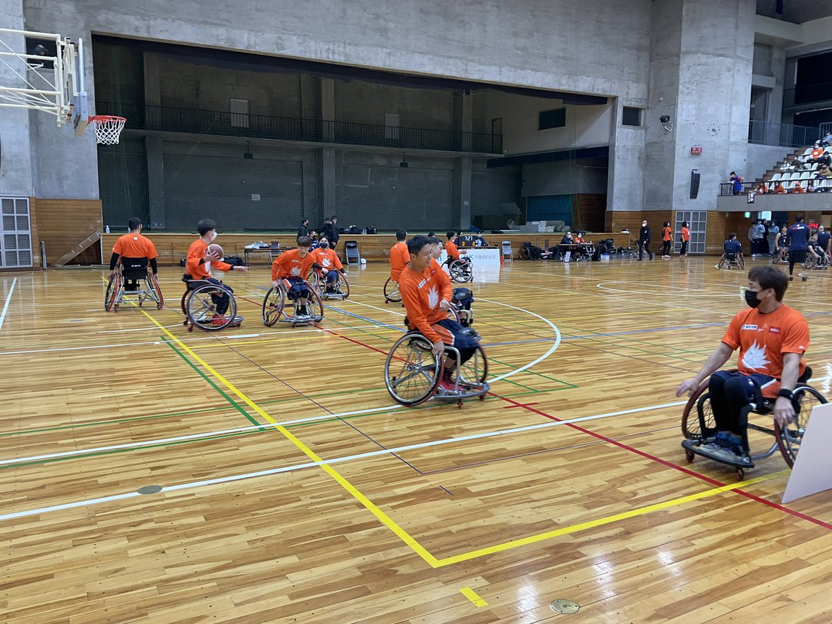 isgkohnodai's tweet image. 【車いすバスケットフェスタ】

まもなく試合開始します！

#車いすバスケット
#車いすバスケットフェスタ
#NOEXCUS 
#千葉ホークス