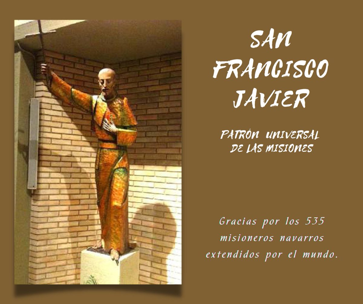 Feliz día de nuestro Patrón. Reza por los misioneros #misiones #OMP