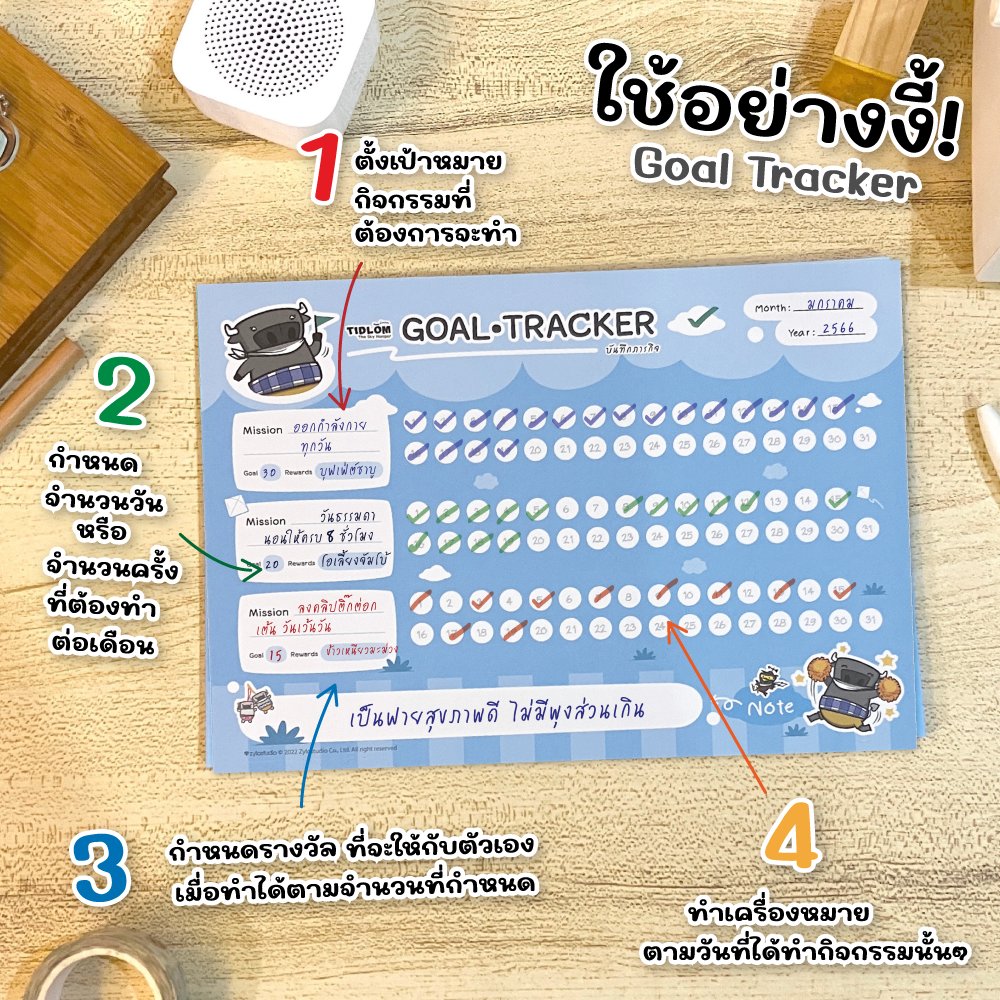TidlomH's tweet photo. ปัดโถ่ววว? ตั้งเป้าหมายแล้ว แต่ดันหมดไฟไปก่อน มีตัวช่วยนะ!

Goal Tracker บันทึกภาระกิจ ตัวช่วยที่ทำให้เราทำสิ่งที่ตั้งใจไว้ให้สำเร็จและมองเห็นปลายทางอย่างชัดเจน 

ซื้อได้ที่นี่จ้า
https://t.co/xM80WQFm2b https://t.co/bxI2ZcIfG6