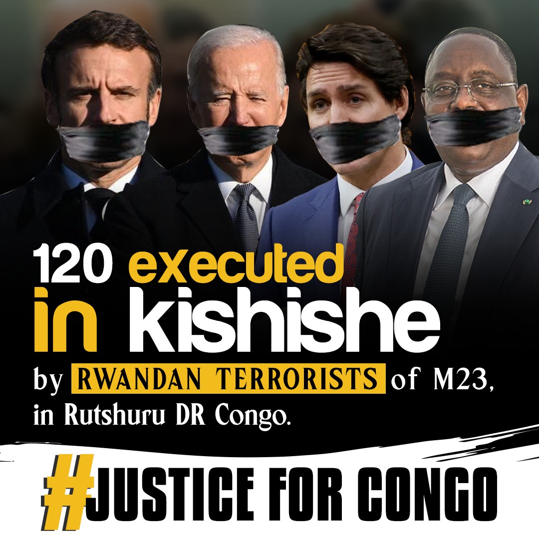 Freddybasomba1's tweet photo. L'humanité n'est pas une association des blancs, européens et américains mais plutôt une condition et un principe d'hommes.Quand le despote sanguinaire de Kagame et son M23 🇷🇼massacrent la population à Kishishe 🇨🇩, toute l'humanité doit venir en aide. https://t.co/XkoFAAaKsx
