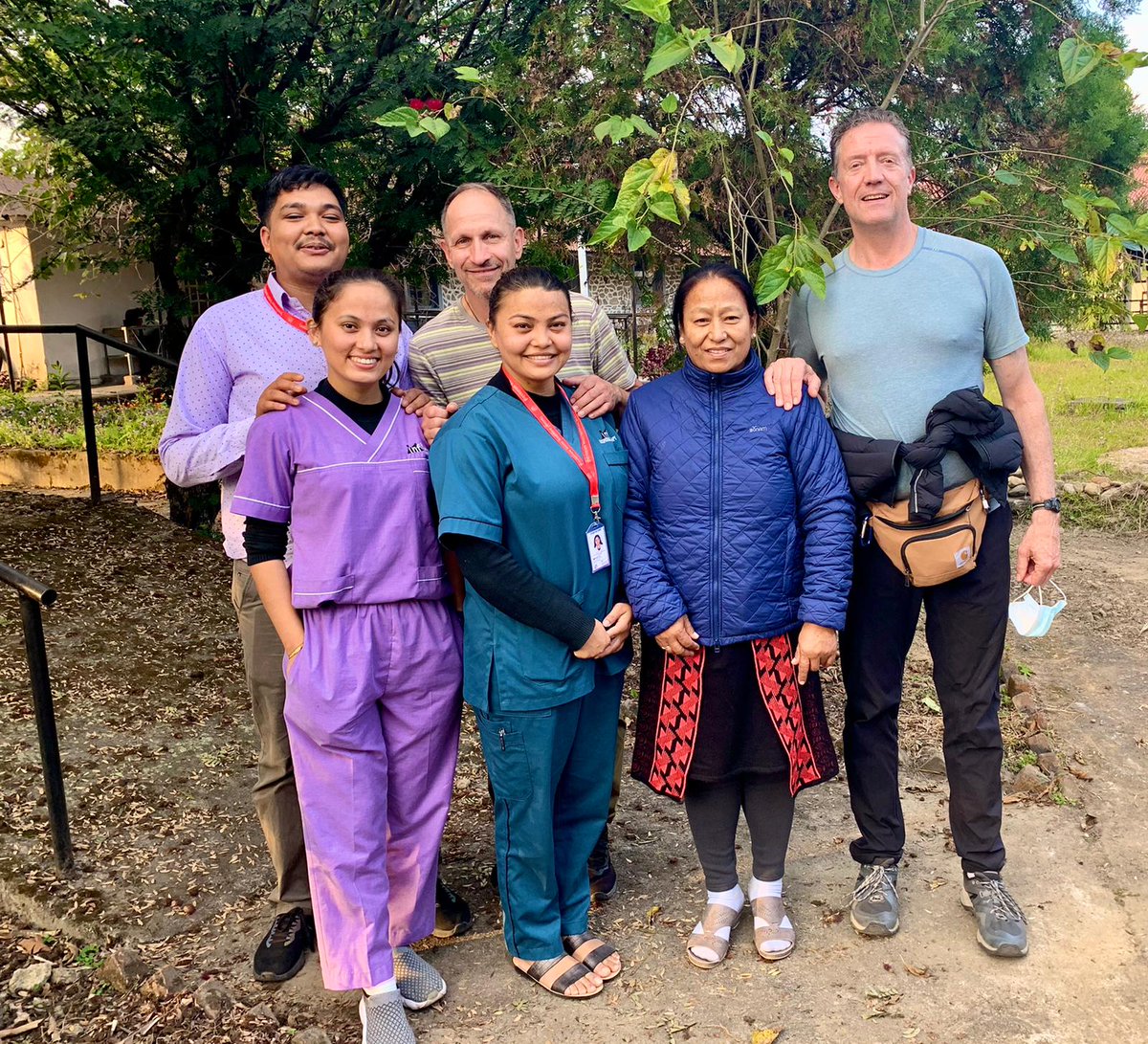 NepalAbility's tweet photo. Some photos of the busy but productive days of working with the staff at Green Pastures Hospital in Pokhara - time is flying by for Team 23!
#nepal
#neurorehab
#globalhealth
#collaboration https://t.co/02f1t6lLrE