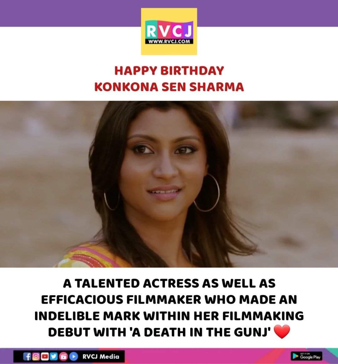 Happy Birthday Konkona Sen Sharma!    