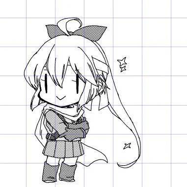 しんちょく 2020→2022昔の絵見て悶絶しながらそれを下地に絵を描く地獄みたいな作業中 
