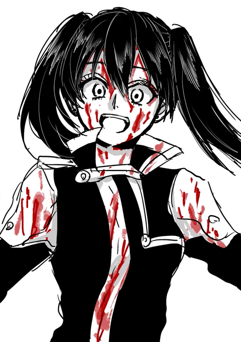 これは逃れられない性癖なので何度でも描くんですがAKUMAに対して容赦ないリナが好きなんですよね…「逃げられると思った?」って、嗚呼〜 