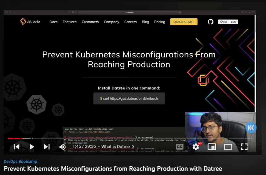 RajeevDash47's tweet photo. Continuation of DevOps BootCamp with @kunalstwt 

Prevent Kubernetes Misconfigurations from Reaching Production with Datree

#devops #kubernetes #datree #datree.io #productionengineer #production https://t.co/BEJLXSqH8r