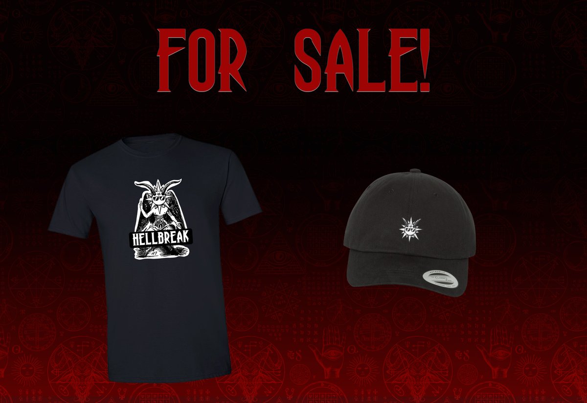TheBalc's tweet image. We have some merch for sale today at the event!

HELLBREAK T-Shirt: $22
HELLBREAK Dad Hat: $25

Come see our merch booth at the entrance of the venue :)
