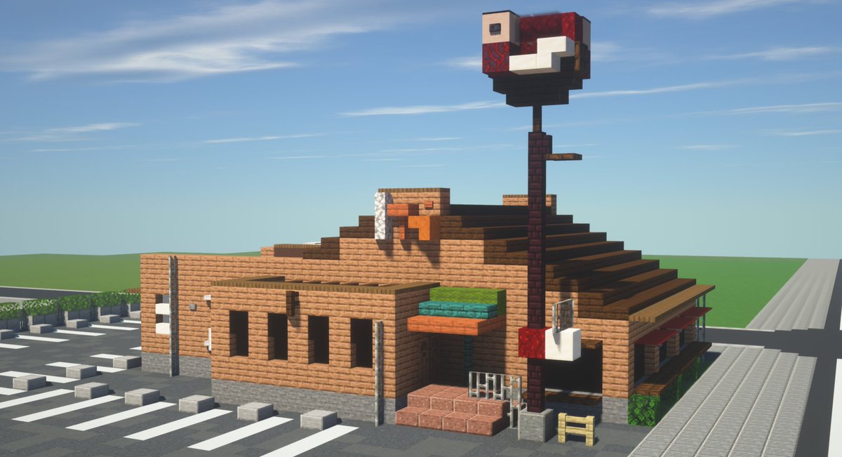 レストランのビッグボーイを作りました
#jaoafa #minecraft建築コミュ