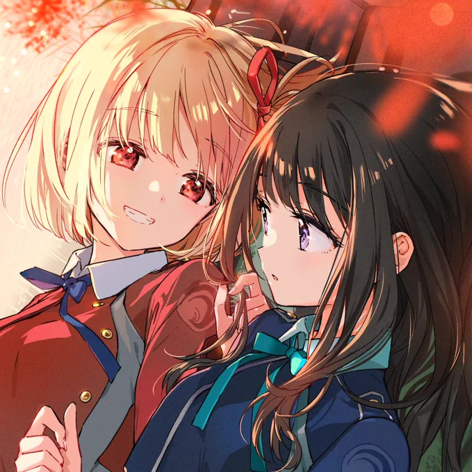 リピートに一枚描かせていただきました!#リコリコ  