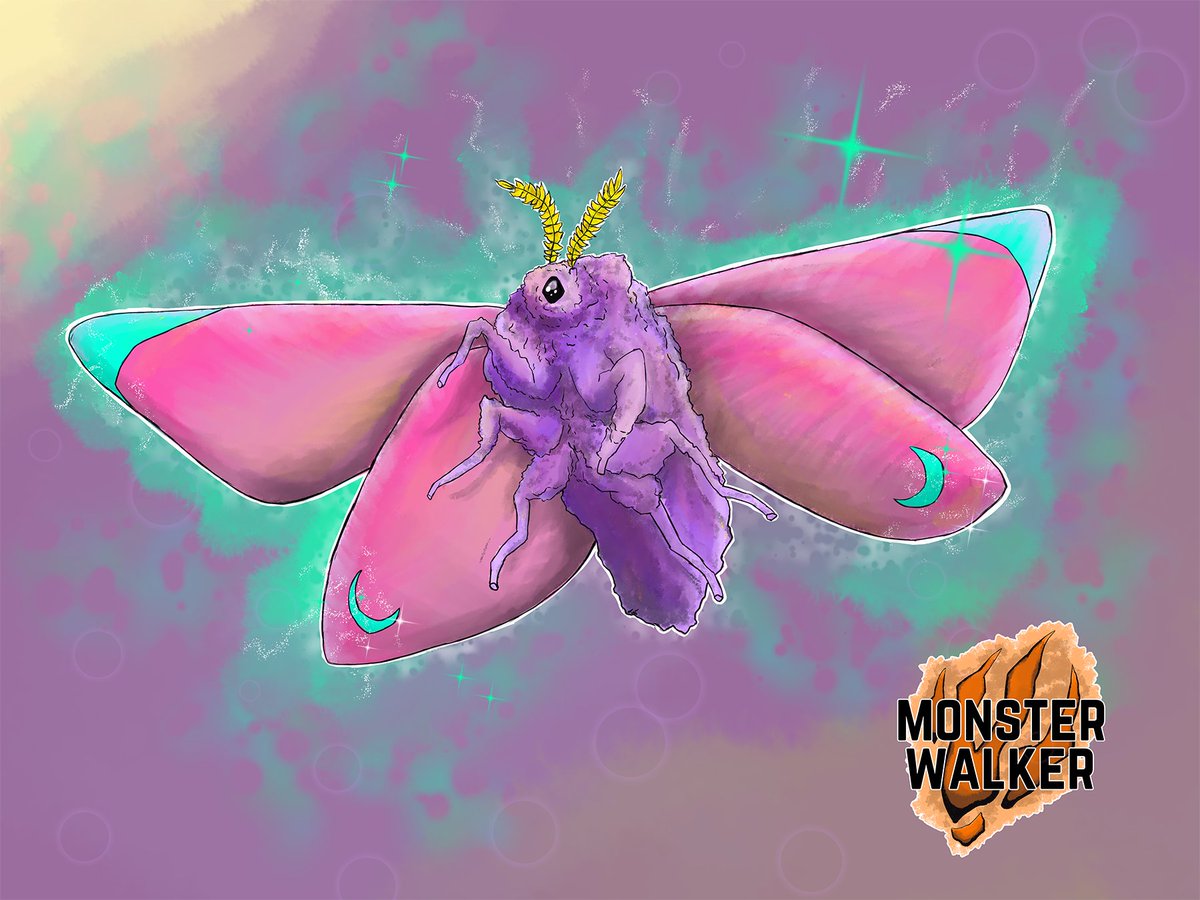 TheSmunchy's tweet photo. I drew a magic moth. #artistsontwitter #artistsupport #artist #artwork #ComicArt #monsterwalker https://t.co/XHyQgNuRhR